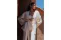 BAHIA 100% Cotton Sile Cloth Ecru Short Kimono