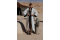 ZALLESHOP HANDMADE ORGANIC FASHION GROUPMEKNES Cotton Linen Ecru Long KimonoWOMEN'S CLOTHING