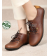 ZALLESHOP HANDMADE ORGANIC FASHION GROUP Women Barefoot Sneakers ZL MONTANA brown organic leather shoesFEMMES