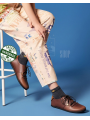 ZALLESHOP HANDMADE ORGANIC FASHION GROUP Women Barefoot Sneakers ZL MONTANA brown organic leather shoesFEMMES