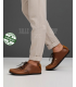 ZALLESHOP HANDMADE ORGANIC FASHION GROUP Men Barefoot Sneakers ZL MONTANA brown organic leather shoesHOMMES