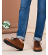 ZALLESHOP HANDMADE ORGANIC FASHION GROUP Men Barefoot Sneakers ZL MONTANA brown organic leather shoesHOMMES