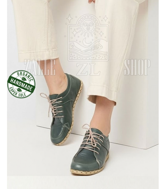 ZALLESHOP HANDMADE ORGANIC FASHION GROUP Barefoot Sneaker Crazy Classic Marrone da DonnaDONNE