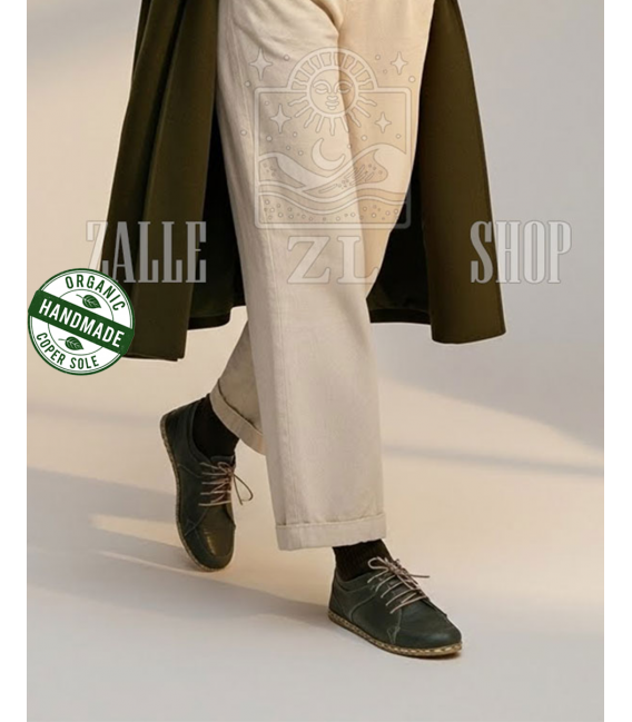 ZALLESHOP HANDMADE ORGANIC FASHION GROUP Barefoot Sneaker Crazy Classic Marrone da DonnaDONNE