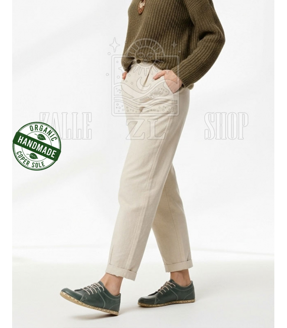 ZALLESHOP HANDMADE ORGANIC FASHION GROUP Barefoot Sneaker Crazy Classic Marrone da DonnaDONNE