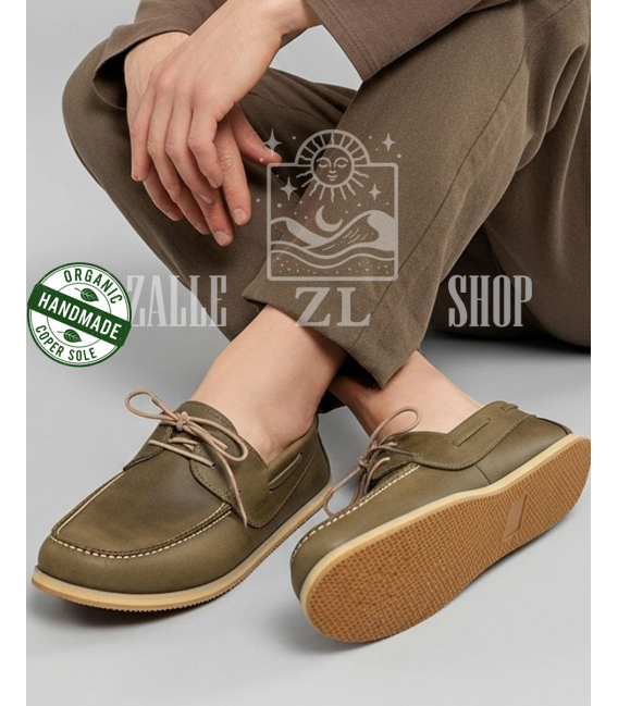 Handmade Leather Barefoot ShoesHOMMES