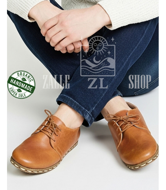 ZALLESHOP HANDMADE ORGANIC FASHION GROUP Men Barefoot Sneaker Crazy Classic BrownCHAUSSURES