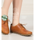 ZALLESHOP HANDMADE ORGANIC FASHION GROUP Baskets pieds nus Crazy Classic marron pour femmeFEMMES