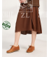ZALLESHOP HANDMADE ORGANIC FASHION GROUP Baskets pieds nus Crazy Classic marron pour femmeFEMMES