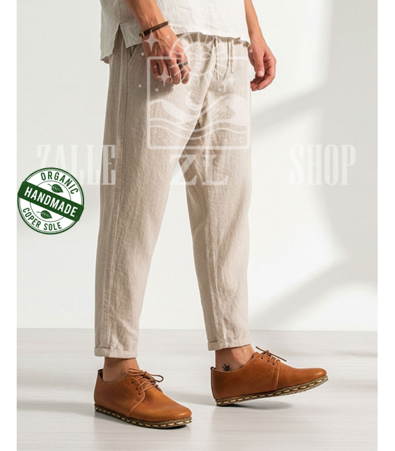 ZALLESHOPMen Barefoot Sneaker Crazy Classic BrownMEN