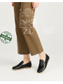 ZALLESHOP HANDMADE ORGANIC FASHION GROUP Chaussures pieds nus à enfiler pour femmes, avec système de mise à la terre et de mi...