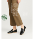ZALLESHOP HANDMADE ORGANIC FASHION GROUP Chaussures pieds nus à enfiler pour femmes, avec système de mise à la terre et de mi...