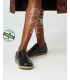 ZALLESHOP HANDMADE ORGANIC FASHION GROUP Chaussures pieds nus à enfiler pour femmes, avec système de mise à la terre et de mi...