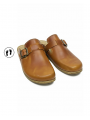 ZALLESHOP HANDMADE ORGANIC FASHION GROUP Women Barefoot Sneakers ZL MONTANA brown organic leather shoesChaussons