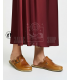 ZALLESHOP HANDMADE ORGANIC FASHION GROUP Women Barefoot Sneakers ZL MONTANA brown organic leather shoesChaussons