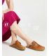 ZALLESHOP HANDMADE ORGANIC FASHION GROUP Women Barefoot Sneakers ZL MONTANA brown organic leather shoesChaussons