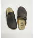 Women Barefoot Sneakers ZL MONTANA brown organic leather shoes