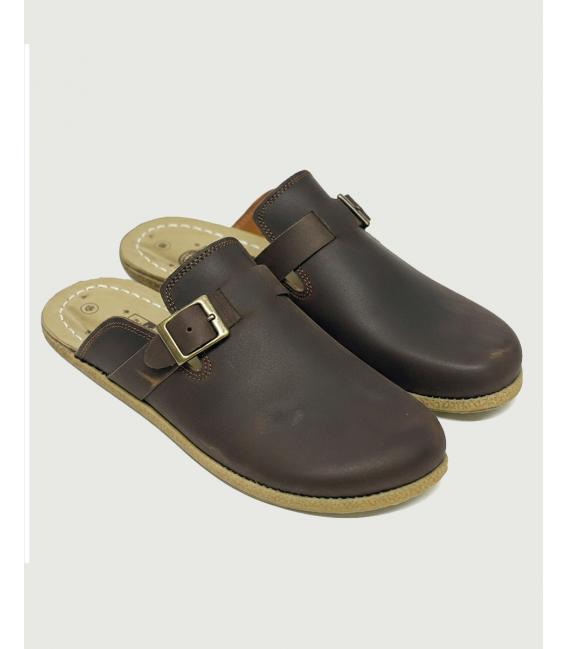 Women Barefoot Sneakers ZL MONTANA brown organic leather shoes