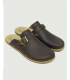 Women Barefoot Sneakers ZL MONTANA brown organic leather shoes