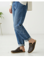 Women Barefoot Sneakers ZL MONTANA brown organic leather shoes