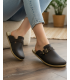 Women Barefoot Sneakers ZL MONTANA brown organic leather shoes