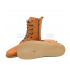 ZALLESHOP HANDMADE ORGANIC FASHION GROUP Women Grounding & Earthing Barefoot Long Boots Honey BrownDONNE